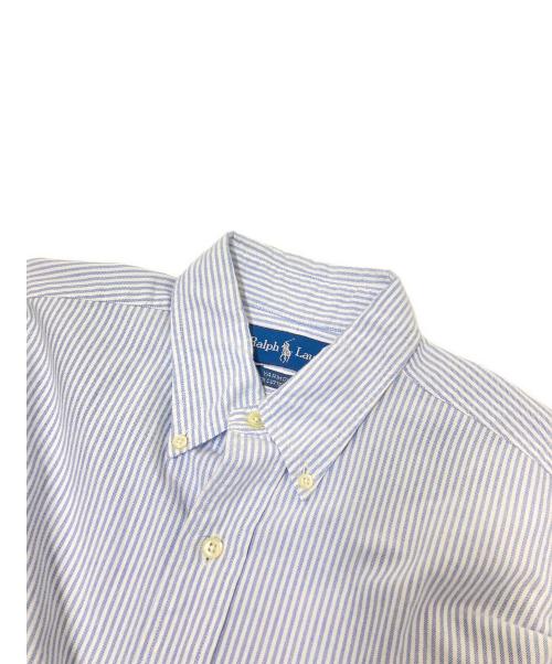 RALPH LAUREN（ラルフローレン）RALPH LAUREN (ラルフローレン) ストライプBDシャツ ブルー×ホワイト サイズ:15 1/2の古着・服飾アイテム