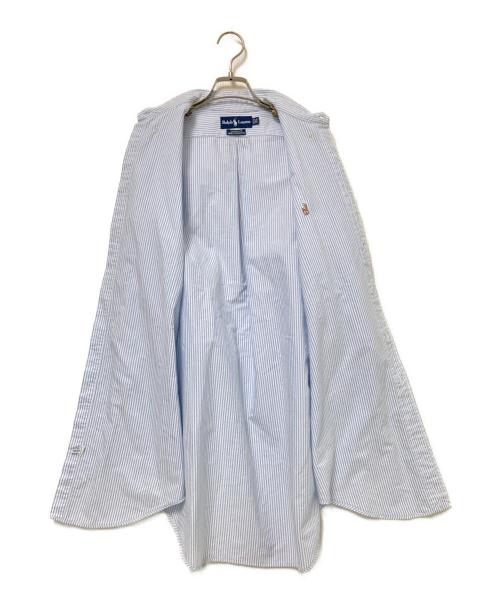 RALPH LAUREN（ラルフローレン）RALPH LAUREN (ラルフローレン) ストライプBDシャツ ブルー×ホワイト サイズ:15 1/2の古着・服飾アイテム