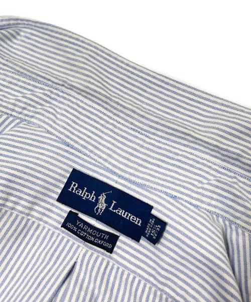 RALPH LAUREN（ラルフローレン）RALPH LAUREN (ラルフローレン) ストライプBDシャツ ブルー×ホワイト サイズ:15 1/2の古着・服飾アイテム