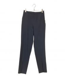 LE PHIL（ル フィル）の古着「2WAYツイルフロントスリットパンツ」｜ブラック