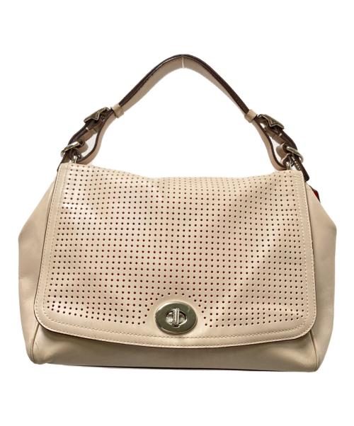 COACH（コーチ）COACH (コーチ) 2WAYショルダーバッグ ベージュ サイズ:下記参照の古着・服飾アイテム