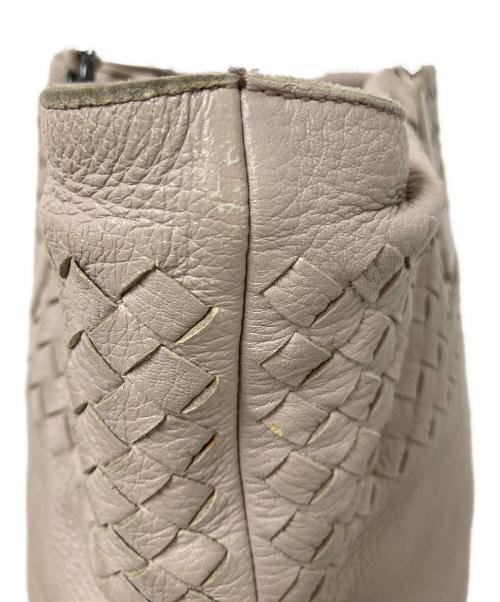 BOTTEGA VENETA（ボッテガベネタ）BOTTEGA VENETA (ボッテガベネタ) イントレチャートレザートートバッグ ピンクの古着・服飾アイテム