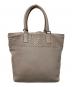 BOTTEGA VENETA（ボッテガベネタ）の古着「イントレチャートレザートートバッグ」｜ピンク