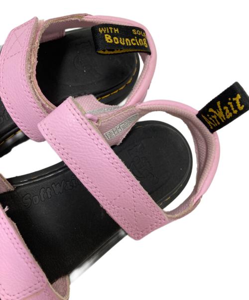 Dr.Martens（ドクターマーチン）Dr.Martens (ドクターマーチン) ストラップサンダル ピンク×ブラック サイズ:US:5M/6Lの古着・服飾アイテム