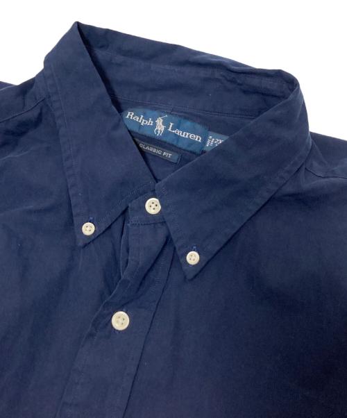 RALPH LAUREN（ラルフローレン）RALPH LAUREN (ラルフローレン) ボタンダウンシャツ ネイビー サイズ:2XL TALLの古着・服飾アイテム