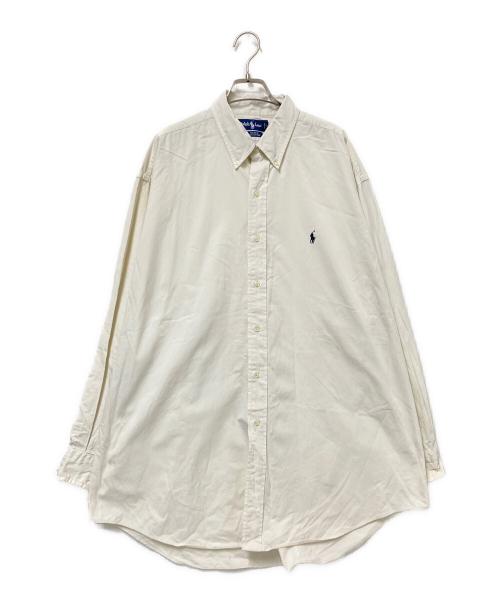 RALPH LAUREN（ラルフローレン）RALPH LAUREN (ラルフローレン) ボタンダウンシャツ アイボリー サイズ:XLの古着・服飾アイテム