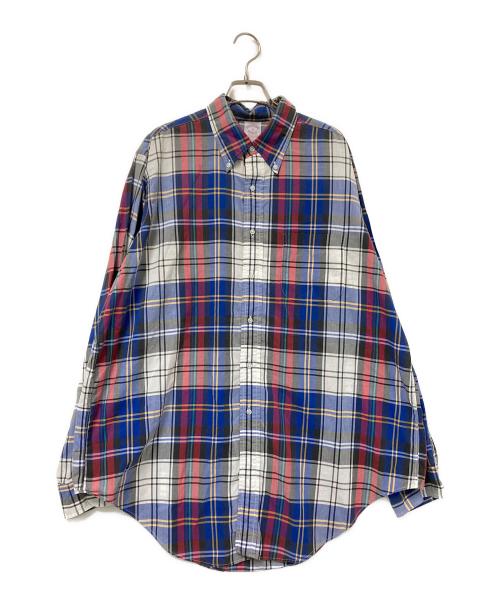 BROOKS BROTHERS（ブルックスブラザーズ）BROOKS BROTHERS (ブルックスブラザーズ) チェックシャツ ブルー×レッド サイズ:XLの古着・服飾アイテム