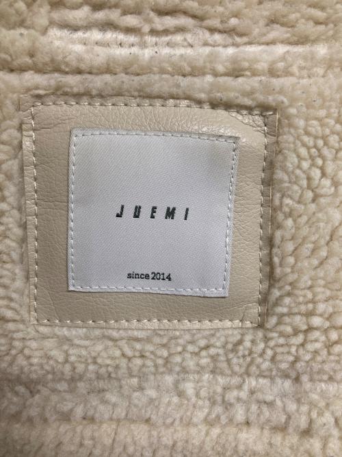 juemi（ジュエミ）juemi (ジュエミ) フェイクムートンジャケット ブラック×ベージュ サイズ:FREEの古着・服飾アイテム