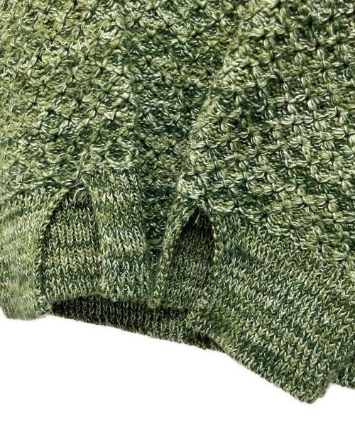 amachi.（アマチ）amachi. (アマチ) Moss Construction Knit グリーン サイズ:5の古着・服飾アイテム