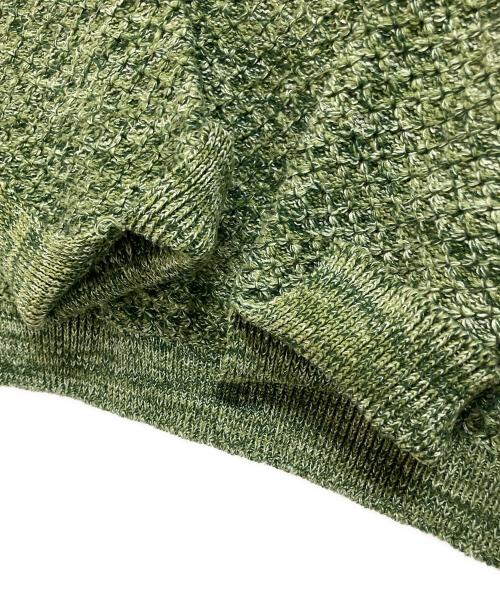 amachi.（アマチ）amachi. (アマチ) Moss Construction Knit グリーン サイズ:5の古着・服飾アイテム