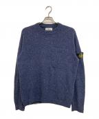STONE ISLANDストーンアイランド）の古着「スペックルニット セーター」｜ブルー
