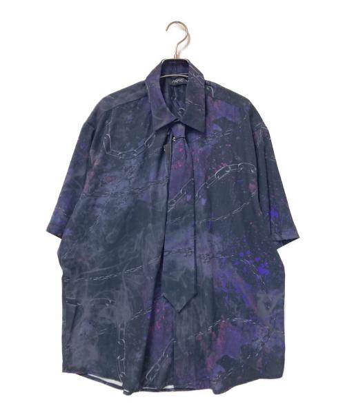 HARE（ハレ）HARE (ハレ) チェーンガラネクタイシャツ ブラック サイズ:M 未使用品の古着・服飾アイテム