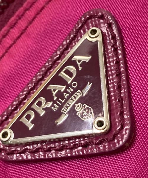 PRADA（プラダ）PRADA (プラダ) ナイロンポーチ ピンク サイズ:下記参照の古着・服飾アイテム