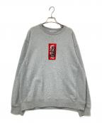 BlackEyePatchブラックアイパッチ）の古着「クルーネックスウェット」｜グレー