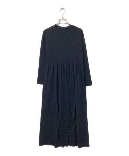 23区（ニジュウサンク）23区 (ニジュウサンク) ニットワンピース ブラック サイズ:38の古着・服飾アイテム