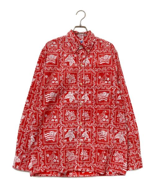 reyn spooner（レイン スプナー）reyn spooner (レイン スプナー) 総柄シャツ オレンジ サイズ:Sの古着・服飾アイテム
