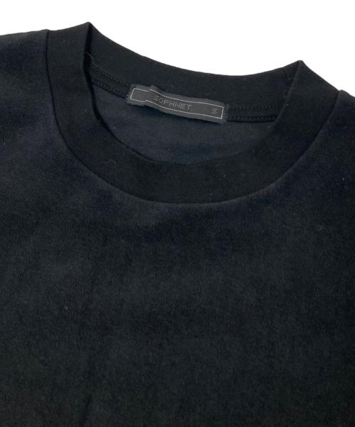 SOPHNET.（ソフネット）SOPHNET. (ソフネット) ALBINI パイル クルーネック カットソー ブラック サイズ:Sの古着・服飾アイテム