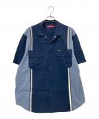 SUPREMEシュプリーム）の古着「Reflective Stripe Short-Sleeve Work Shirt 