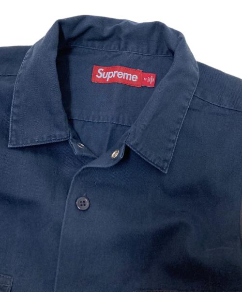 SUPREME（シュプリーム）SUPREME (シュプリーム) Reflective Stripe Short-Sleeve Work Shirt 