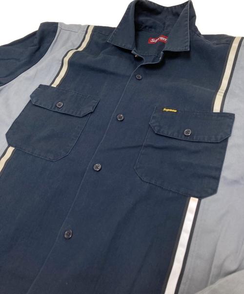 SUPREME（シュプリーム）SUPREME (シュプリーム) Reflective Stripe Short-Sleeve Work Shirt 