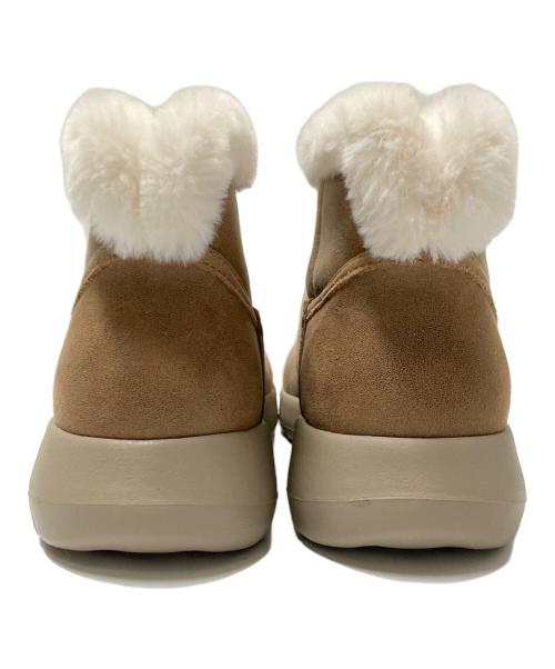 SKECHERS（スケッチャーズ）SKECHERS (スケッチャーズ) ボアブーツ ブラウン サイズ:24.0cmの古着・服飾アイテム