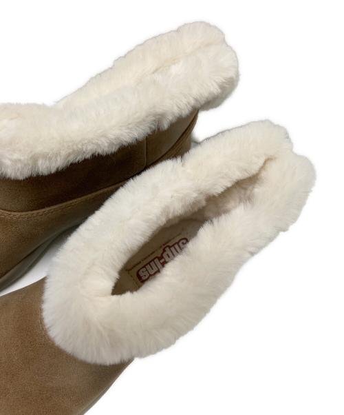 SKECHERS（スケッチャーズ）SKECHERS (スケッチャーズ) ボアブーツ ブラウン サイズ:24.0cmの古着・服飾アイテム