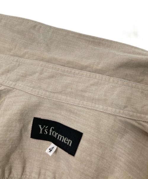 Y's for men（ワイズフォーメン）Y's for men (ワイズフォーメン) コットンシャツ ベージュ サイズ:4の古着・服飾アイテム