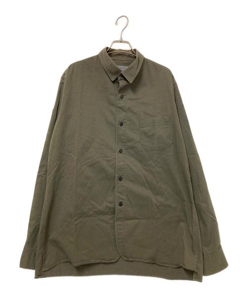 Yohji Yamamoto pour homme（ヨウジヤマモト プールオム）Yohji Yamamoto pour homme (ヨウジヤマモト プールオム) コットンシャツ オリーブ サイズ:3の古着・服飾アイテム