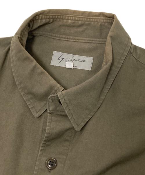 Yohji Yamamoto pour homme（ヨウジヤマモト プールオム）Yohji Yamamoto pour homme (ヨウジヤマモト プールオム) コットンシャツ オリーブ サイズ:3の古着・服飾アイテム
