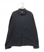 YOHJI YAMAMOTOヨウジヤマモト）の古着「コットンシャツ」｜ブラック