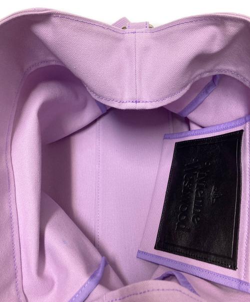 Vivienne Westwood（ヴィヴィアンウエストウッド）Vivienne Westwood (ヴィヴィアンウエストウッド) 2WAYキャンバストートバッグ パープル サイズ:下記参照の古着・服飾アイテム
