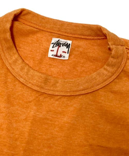 stussy（ステューシー）stussy (ステューシー) IVY CREW カットソー オレンジ サイズ:Lの古着・服飾アイテム