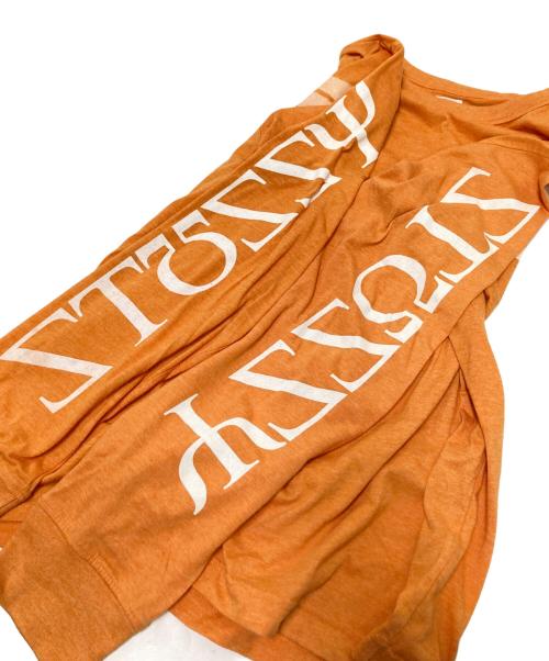 stussy（ステューシー）stussy (ステューシー) IVY CREW カットソー オレンジ サイズ:Lの古着・服飾アイテム