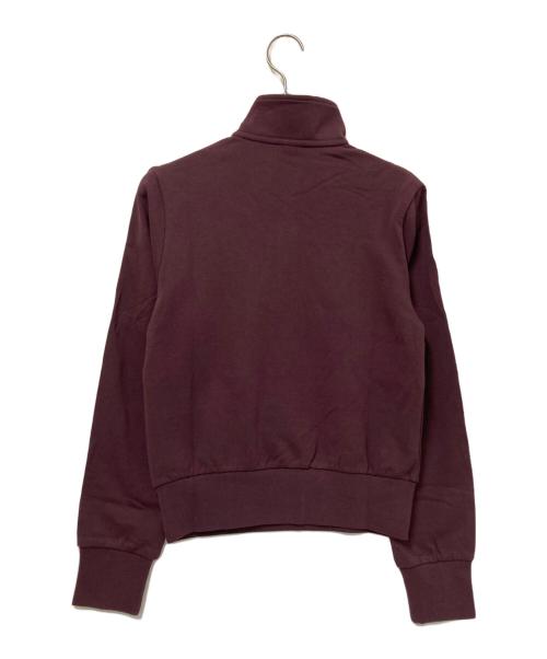 adidas（アディダス）adidas (アディダス) クロップ FZ スウェット ブラウン サイズ:S 未使用品の古着・服飾アイテム