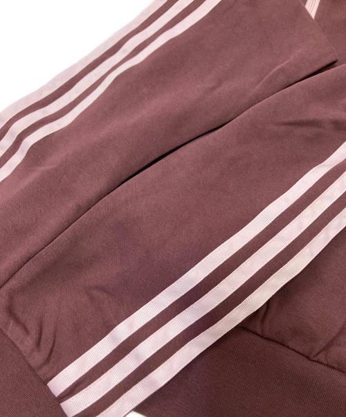 adidas（アディダス）adidas (アディダス) クロップ FZ スウェット ブラウン サイズ:S 未使用品の古着・服飾アイテム