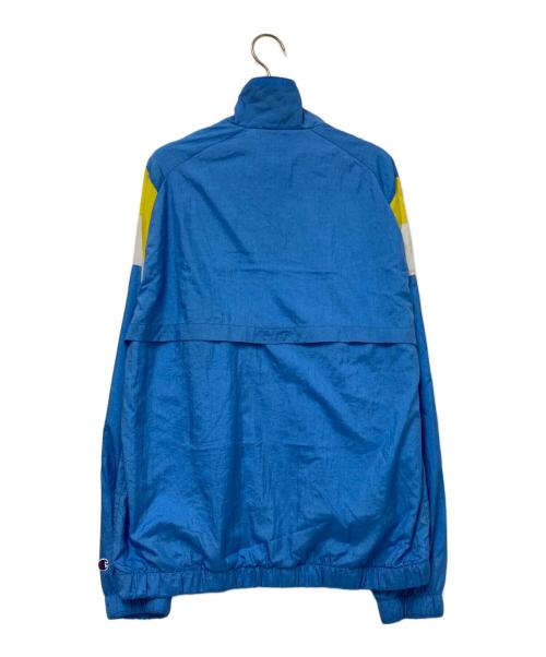 Champion（チャンピオン）Champion (チャンピオン) ジップジャケット ブルー×イエロー サイズ:Lの古着・服飾アイテム