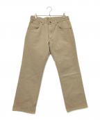 LEEリー）の古着「AMERICAN RIDERS 101Z ストレートデニムパンツ」｜ベージュ