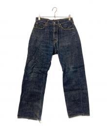 EVISU（エヴィス）の古着「カモメ・虎刺繍デニムパンツ」｜インディゴ