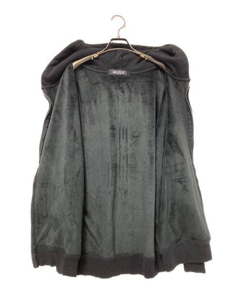MOLEQUE（モレーキ）MOLEQUE (モレーキ) ジップパーカー ブラック サイズ:Mの古着・服飾アイテム