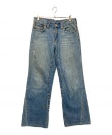 TRUE RELIGION（トゥルー レリジョン）の古着「フレアデニムパンツ」｜インディゴ