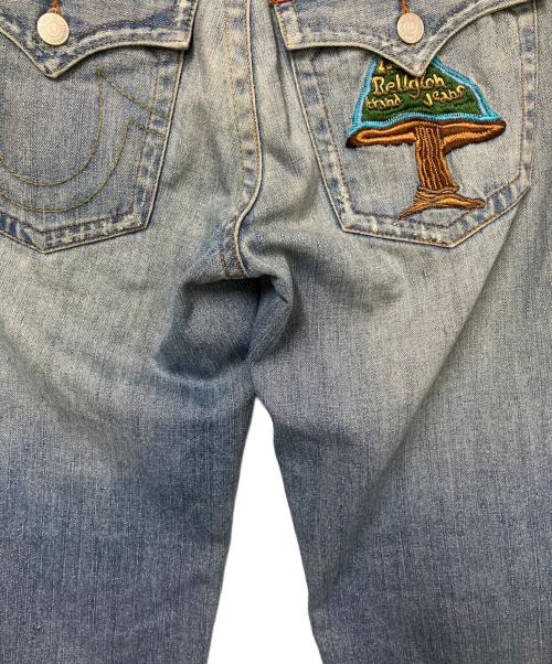 TRUE RELIGION（トゥルー レリジョン）TRUE RELIGION (トゥルー レリジョン) フレアデニムパンツ インディゴ サイズ:W32×L34の古着・服飾アイテム
