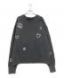 CHAH CHAH（チャーチャー）の古着「LOVE&PEACE SWEAT SHIRT」｜ブラック