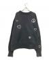 CHAH CHAH (チャーチャー) LOVE&PEACE SWEAT SHIRT ブラック サイズ:XL：8000円