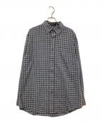 PENDLETONペンドルトン）の古着「コットンフランネルシャツ」｜ネイビー×グレー
