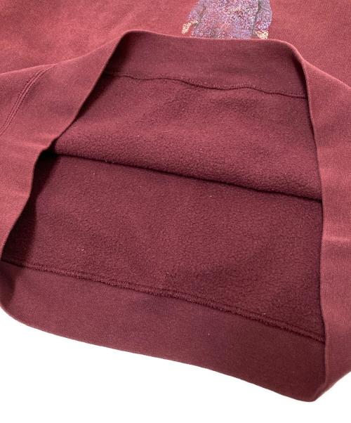 LEE（リー）LEE (リー) プリントスウェット ボルドー サイズ: Lの古着・服飾アイテム