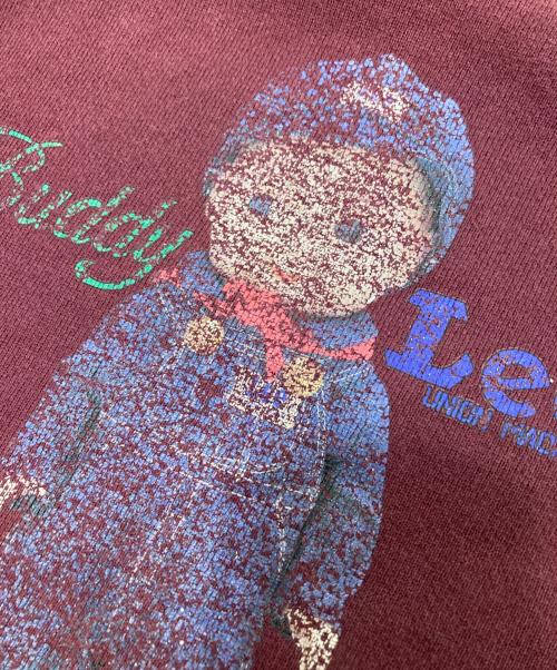 LEE（リー）LEE (リー) プリントスウェット ボルドー サイズ: Lの古着・服飾アイテム