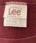 中古・古着 LEE (リー) プリントスウェット ボルドー サイズ: L：4500円