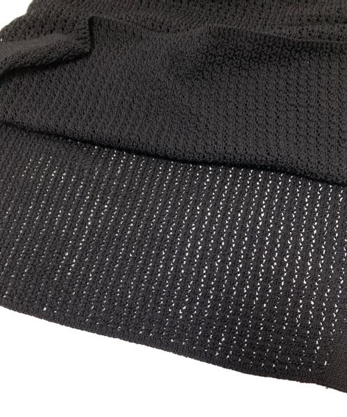 FRAMeWORK（フレームワーク）FRAMeWORK (フレームワーク) リネンメッシュミドルベスト ブラック サイズ:下記参照の古着・服飾アイテム