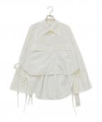 STUDIOUSステュディオス）の古着「COTTON OVER SHIRT」｜ホワイト