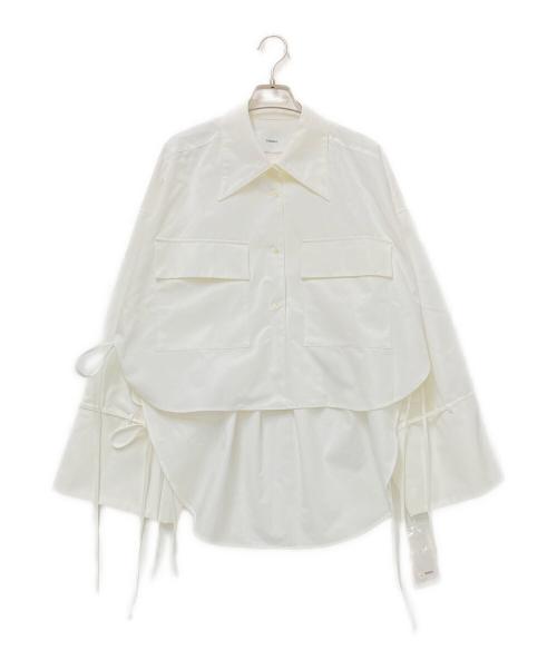 STUDIOUS（ステュディオス）STUDIOUS (ステュディオス) COTTON OVER SHIRT ホワイト サイズ:FREE 未使用品の古着・服飾アイテム